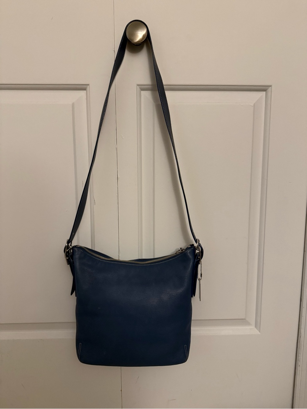 Coach Vintage Legacy Slim Duffle Blue Bag - Picture 4 of 15